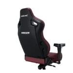 Andaseat Kaiser 4 Large Gaming Chair, Premium PVC Leather, High Density Foam, Memory Foam Head Pillow, Adjustable Armrests - Maroon - الصورة 3
