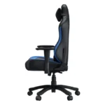 Anda Seat Luna Gaming Chair PVC Leather Head Cushion, Chair, Lumbar Support - Black/Blue - الصورة 5