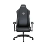 AndaSeat Novis large Gaming Chair Durable PVC leather & Linen Upholstery - Black - الصورة 5