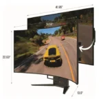 CORSAIR XENEON FLEX 45 Inch WQHD OLED 240Hz Bendable Gaming Monitor - Black - الصورة 3
