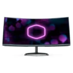 COOLER MASTER GM34-CW2 34 Inch VA Panel UWQHD 3440x1440 1ms 144Hz Curved Gaming Monitor - Black - الصورة 4