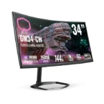 COOLER MASTER GM34-CW2 34 Inch VA Panel UWQHD 3440x1440 1ms 144Hz Curved Gaming Monitor - Black - الصورة 5