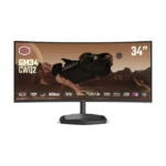 Cooler Master 34 Inch 165Hz UWQHD VA HDMI 2.0 0.5ms Curved Gaming Monitor - Black - الصورة 8