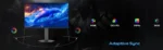 ⁦Sades BN-Dolphin SA-F01Q27, 27" QHD (2K) 2560x1440, 200Hz, 0.5ms, HDMI 2.1 IPS, Flat Gaming Monitor - Black⁩ - الصورة ⁦2⁩