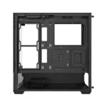 Sleek Panoramic Gaming Case with Stealth Black Finish The Aigo DarkFlash DS900 Air Gaming PC Case in Black is a high-airflow mid-tower designed for modern gaming builds that prioritize both performance and aesthetics. Its 270-degree panoramic tempered glass panels provide a wide, uninterrupted view of your components, making RGB lighting setups and high-end hardware visually striking. The black finish adds a clean, stealth-style appearance suitable for powerful gaming rigs or professional setups. Strong Cooling with 6× 120mm ARGB Fans This case comes pre-installed with 6 ARGB 120mm fans, delivering strong airflow right out of the box for stable thermal performance. The airflow layout supports up to 9 fans total and multiple radiator configurations, including up to 360mm liquid cooling support, making it suitable for high-performance CPUs and GPUs under heavy load. Spacious Interior with High-End Hardware Support The DS900 Air supports ATX, Micro-ATX, and Mini-ITX motherboards and offers excellent clearance for modern components. It supports GPUs up to 425mm in length and CPU coolers up to 170mm, along with 7 expansion slots for flexible upgrades. Its bottom-mounted PSU design and optimized layout improve cable management and airflow efficiency, helping maintain a clean and stable build. Key Specifications Model: Aigo DarkFlash DS900 Air Color: Black Case Type: Mid-Tower ATX Design: 270° Panoramic Tempered Glass Cooling Fans: 6 × Pre-Installed 120mm ARGB Fans Max Fan Support: Up to 9 Fans Radiator Support: Up to 360mm Motherboard Support: ATX / Micro-ATX / Mini-ITX GPU Support: Up to 425mm CPU Cooler Clearance: Up to 170mm Expansion Slots: 7 PSU Position: Bottom Mounted Usage: Gaming, high-performance builds, showcase PCs - الصورة 3