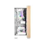 Aigo DarkFlash DS900W Gaming PC Case with 7 ARGB Fans Pre Installed, Tempered Glass Panels - White - الصورة 7