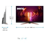 BENQ BenQ MOBIUZ 4K OLED Gaming Monitor 48 Inch, 0.1ms, 120Hz, HDMI 2.1 - الصورة 3