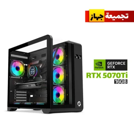Gaming PC Intel Ultra 7 265K CPU, Asus Z890-P WiFi MotherBoard, 32GB DDR5 (6000) RAM, 2TB NVMe Gen-4 SSD, GigaByte RTX 5070 Ti 16GB VGA, 850 Watt GOLD PSU, L360 Liquid Cooler, GameOn Infinity Series Digital Display Screen Case, Windows 11 Pro License