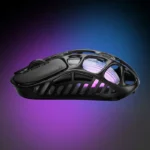 Gravastar Mercury X Pro Magnesium Alloy Frame Wireless/Bluetooth/Wired Gaming Mouse - Galaxy Black - الصورة 2