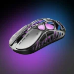 Gravastar Mercury X Pro Magnesium Alloy Frame Wireless/Bluetooth/Wired Gaming Mouse - Interstellar Silver - الصورة 5