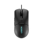 ⁦Lenovo M300s RGB Gaming Mouse Ultra Lightweight, Symmetrical Design, 6 Programmable Buttons, 16.8m RGB Logo, Upto 8000 DPI - Black⁩ - الصورة ⁦8⁩