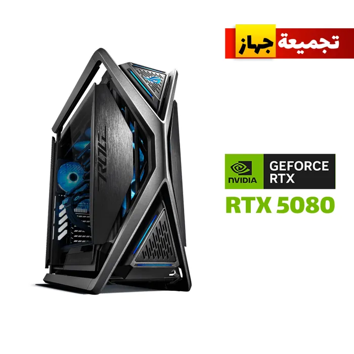 ns027813 Gaming PC – AMD Ryzen 9 9950X3D Processor, ROG Crosshair X870E Motherboard, 64GB DDR5 RAM, Samsung 2TB NVMe Gen5 SSD, ASUS ASTRAL RTX 5080 16GB, ASUS Thor P2 1200W PSU, ROG Ryujin III 360 Cooler, Hyperion GR701 Case, Win 11 Pro - الصورة 1