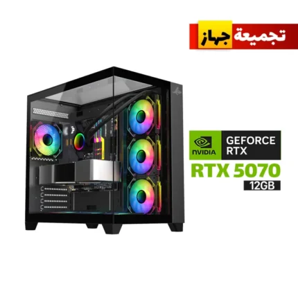 Gaming PC AMD RYZEN 7-7800X3D Processor,ASUS TUF B850 WIFI Motherboard,32GB RAM DDR5 (6000),2TB SSD NVME GEN-4,ASUS TUF RTX 5070 12GB VGA,ASUS PRIME 850 WATT GOLD PSU, AZZA L360 Liquid Cooler,Sharx Profin GX700 Mid Tower Case,Windows 11 Pro (License)