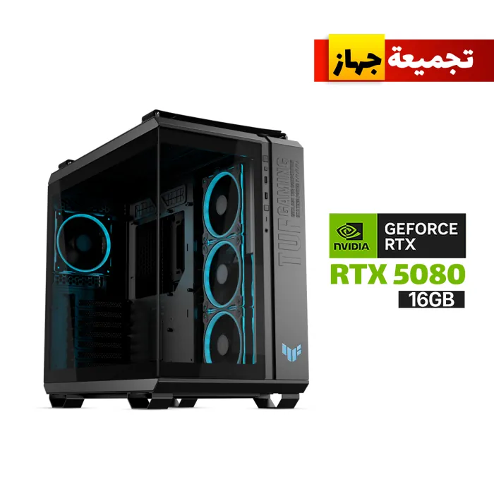 ns030238 Gaming PC Ultra 9-285K Processor,ASUS ROG STRIX Z890-H WIFI 7 Motherboard,64GB D5 RAM (6000),2TB GEN-4 SSD,RTX 5080 16GB VGA,SilverStone 1000W GOLD PSU,TT L360 Liquid Cooler,Asus TUF Gaming GT502 Horizon Case,Asus 3x RGB Fans,Windows 11 Pro License - الصورة 1