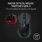 Razer Cobra Gaming Mouse: 58g, Gen-3 Optical Switches, Chroma RGB Lighting, 8500 DPI Sensor, PTFE Feet, Speedflex Cable - Black - الصورة 4