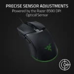 Razer Cobra Gaming Mouse: 58g, Gen-3 Optical Switches, Chroma RGB Lighting, 8500 DPI Sensor, PTFE Feet, Speedflex Cable - Black - الصورة 6