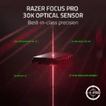 Razer DeathAdder V3 Pro Ultra-Lightweight Wireless/Wired Ergonomic Esports Mouse Up to 90 Hours Battery Life - Black - الصورة 5