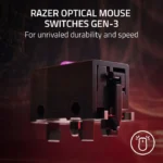 Razer Cobra Pro HyperSpeed Wireless/Bluetooth/Wired 30K DPI Gaming Mouse, 10 Customizable Control Focus Gen-3 Switches, Up to 170 Hrs Bluetooth/100 Hrs on Hyperspeed Wireless - White - الصورة 5