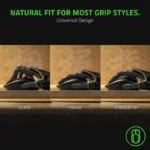 Razer Orochi V2 Mobile Wireless Gaming Mouse Ultra Lightweight, 2 Wireless Modes, Up to 950hrs Battery Life, Mechanical Switches, 5G Advanced 18K DPI Optical Sensor - Black - الصورة 3