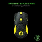 Razer Viper 8KHz Ambidextrous Esports Wired Gaming Mouse - Black/Yellow - الصورة 2