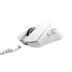 Razer DeathAdder V3 Pro Ultra-Lightweight Wireless/Wired Ergonomic Esports Mouse Up to 90 Hours Battery Life White - الصورة 6