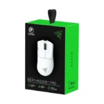 Razer DeathAdder V3 Pro Ultra-Lightweight Wireless/Wired Ergonomic Esports Mouse Up to 90 Hours Battery Life White - الصورة 2