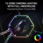 Razer Basilisk V3 Pro 35K Fully Customizable Wireless/ Bluetooth Wired Ergonomic Gaming Mouse, Focus Pro 35K Optical Gen-2 Sensor, Up to 210 Hrs on Bluetooth/145 Hrs on Wireless– Black - الصورة 2