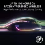Razer Basilisk V3 Pro Phantom White – Wireless/BT/Wired 35K DPI Optical Sensor HyperSpeed RGB Gaming Mouse – Upto 210 Hrs Battery Life -| RZ01-05240400-R3G1 - الصورة 6