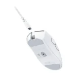 Razer DeathAdder V4 Pro Wireless Gaming Mouse: 56g Lightweight - HyperSpeed Wireless Gen-2 - Optical Scroll Wheel - Optical Switches Gen-4 - Focus Pro 45K Sensor Gen-2 - Up to 150 Hr Battery, White | RZ01-05330200-R3G1 - الصورة 3