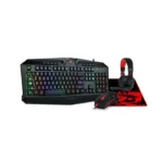 Redragon Gaming Essentials RGB Wired KeyBoard Mouse Headset & Mouse Pad 4 in 1 Set - Black - الصورة 7