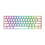 Redragon S129W 3in1 Gaming Mouse, Headset and Keyboard Combo - White - الصورة 4