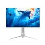Sades RS-Dolphin 27" IPS Panel Dual Mode (4K 160Hz & FHD 320Hz) 0.5ms HDMI 2.1, Rear RGB Lightning Wide Angle Gaming Monitor - White - الصورة 6
