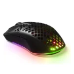 SteelSeries Aerox 3 Wireless/Bluetooth Ultralight Weight Gaming Mouse 18,000 CPI, 6 Programmable Button, 200 Hour Battery Life - Black - الصورة 8