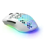 SteelSeries Aerox 3 Wireless/Bluetooth Ultralight Weight Gaming Mouse 18,000 CPI, 6 Programmable Button, 200 Hour Battery Life - White - الصورة 6