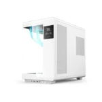 Acer U600 ATX Mid Tower Two Panel Front & Left Side Tempered Glass Case With Built in LED Display 7 ARGB Fans - White - الصورة 3