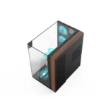 Acer V333 ATX Mid Tower Three Panel Front Top & Left Side Tempered Glass Case With 8 ARGB Fans - Black - الصورة 3