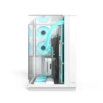 Acer V333 ATX Mid Tower Three Panel Front Top & Left Side Tempered Glass Case With 8 ARGB Fans - White - الصورة 5