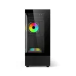 Acer V930B Mid Tower Two Panel Front & Left Side Tempered Glass Case with 6 RGB Fans - Black - الصورة 6