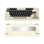 Attack Shark X75 81 Key (Wired+2.4G+Bluetooth)Tri-Model Switch Heap Of Aluminum Gaming Keyboard-Cheese White - الصورة 3