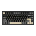 Attack Shark X75 81 Key (Wired+2.4G+Bluetooth)Tri-Model Switch Heap Of Aluminum Gaming Keyboard - Starlight Black - الصورة 4