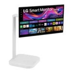 LG Smart Monitor Swing 32U889SA-W 32-Inch 4K UHD (3840x2160) IPS Touchscreen on a Fully Adjustable Wheeled Base HDR10, webOS, Built-in Speaker, HDMI, USB Type-C, Tilt/Height/Swivel/Pivot Stand, White - الصورة 6