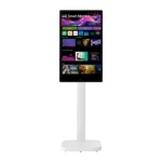 LG Smart Monitor Swing 32U889SA-W 32-Inch 4K UHD (3840x2160) IPS Touchscreen on a Fully Adjustable Wheeled Base HDR10, webOS, Built-in Speaker, HDMI, USB Type-C, Tilt/Height/Swivel/Pivot Stand, White - الصورة 8