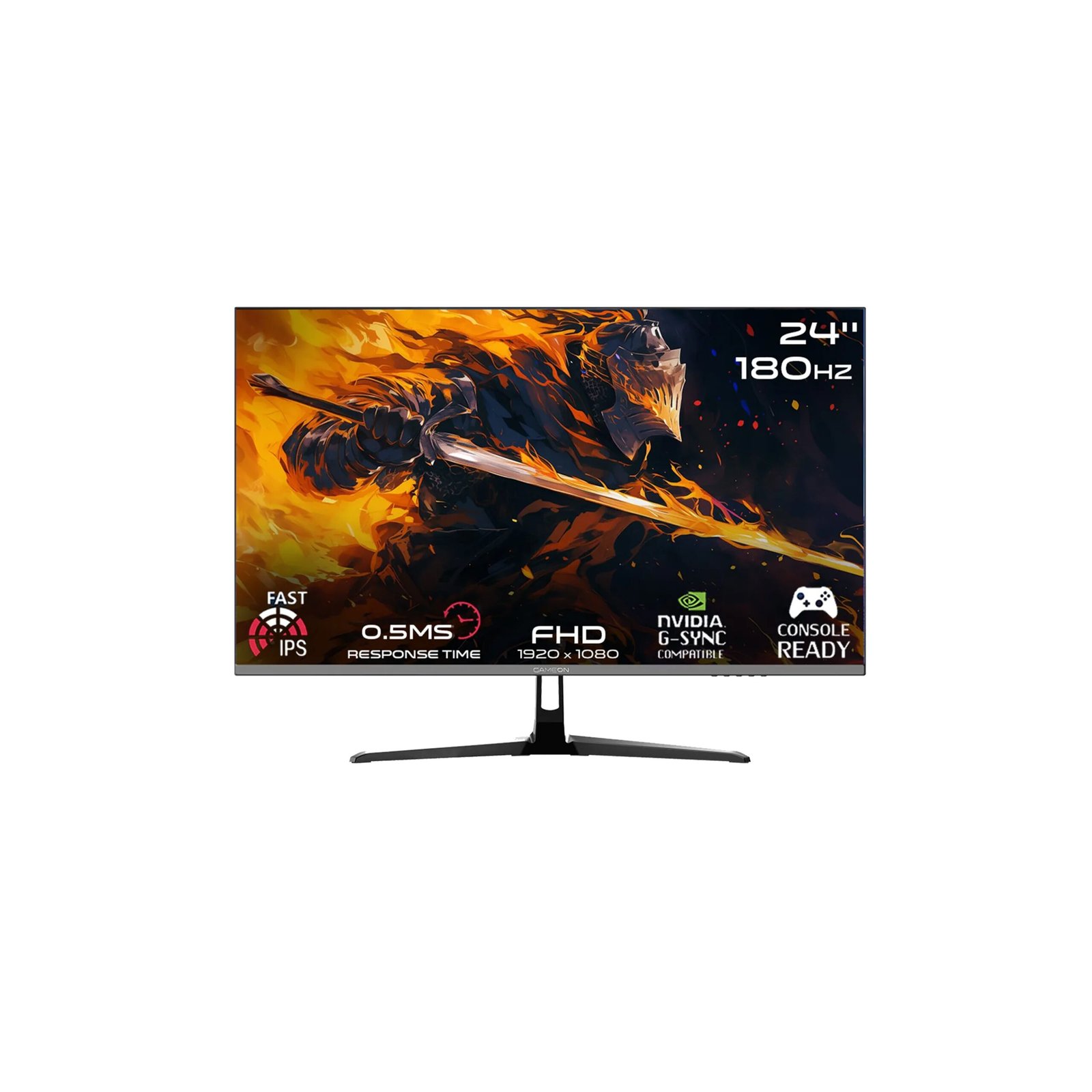 338 Gameon GOPS24180IPS 24" FHD IPS 180Hz 0.5ms (GtG) Gaming Monitor With AMD Sync & FreeSync (Compatible) - الصورة 1
