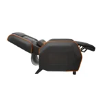Cougar Sofa Ranger S Breathable PVC Leather, Headrest Lumbar Pillow, Adjustable Design Black/Orange - الصورة 3