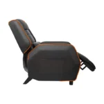 Cougar Sofa Ranger S Breathable PVC Leather, Headrest Lumbar Pillow, Adjustable Design Black/Orange - الصورة 4