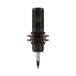HyperX ProCast Gold-SputteredLarge Diaphragm Condenser XLR Connection Microphone Built in Anti Vibration Shock Mount Black, Cable/Mixer not included - الصورة 5