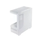 Asus Prime AP202 Mid Tower Fornt & Left Side Tempered Glass Panel Case With 3 ARGB Fans - White - الصورة 2