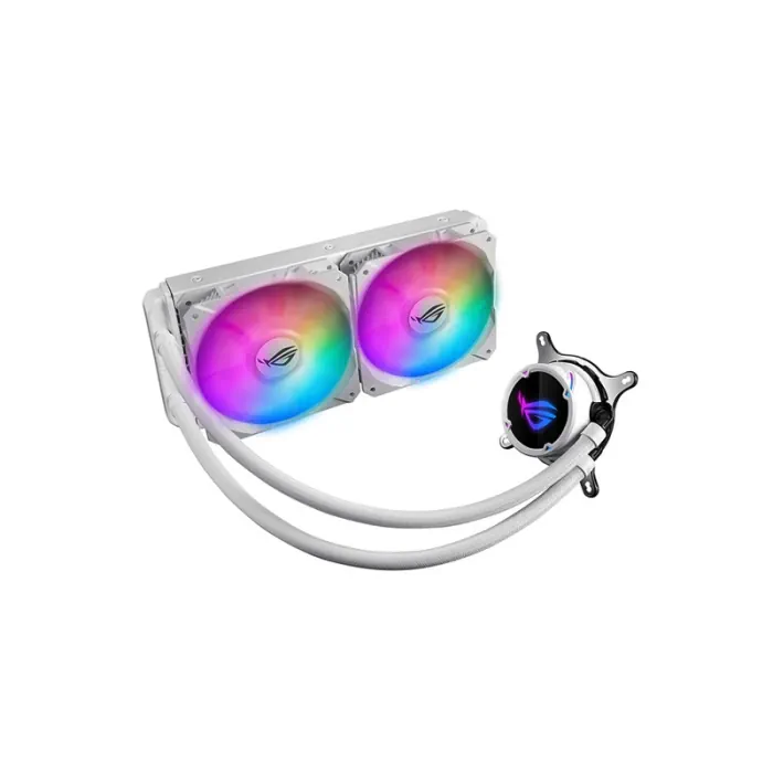 90rc0062-m0uay0-1 Asus Rog Strix LC 240 RGB Liquid CPU Cooler - White - الصورة 1