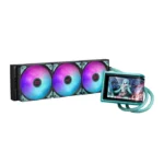 Asus Rog Ryuo IV 360 ARGB Hatsune Miku Edition CPU Liquid Cooler - Black - الصورة 8