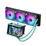 Asus Rog Ryuo IV 360 ARGB Hatsune Miku Edition CPU Liquid Cooler - Black - الصورة 10